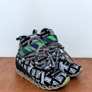 Camper Black and Green Women's Sneakers
